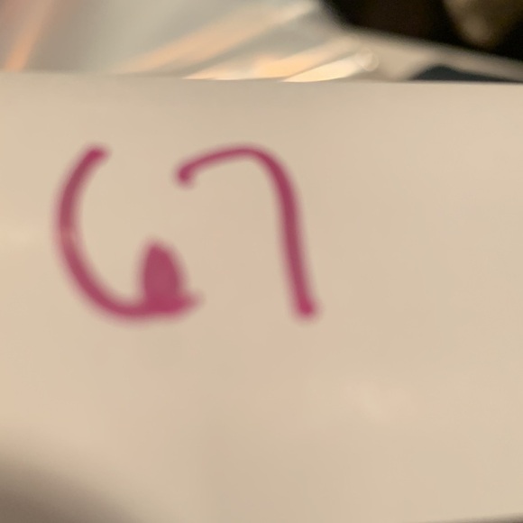 NWT Hollister Flip Cuffs deep ruffle V-neck, LS button-down red plaid blouse - Picture 9 of 10